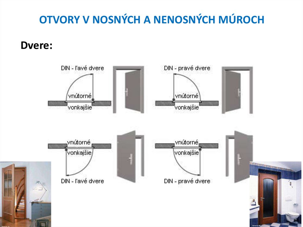 OTVORY V NOSNÝCH A NENOSNÝCH MÚROCH
