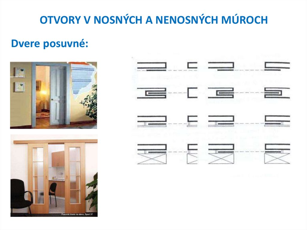 OTVORY V NOSNÝCH A NENOSNÝCH MÚROCH