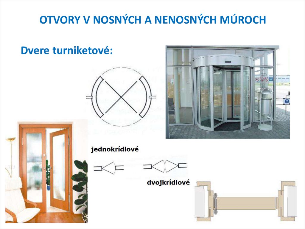 OTVORY V NOSNÝCH A NENOSNÝCH MÚROCH