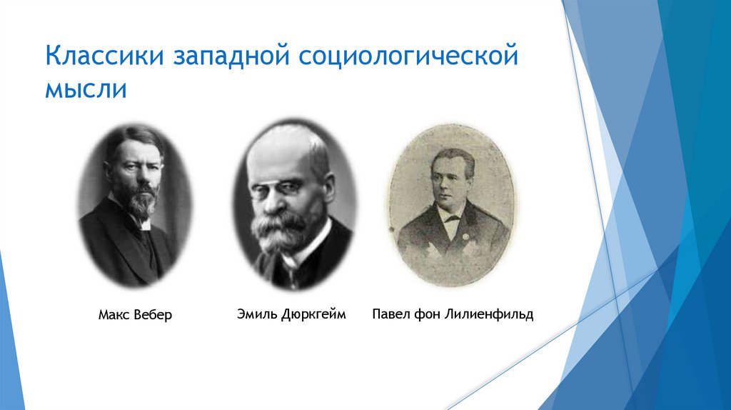 Классики западной социологической мысли