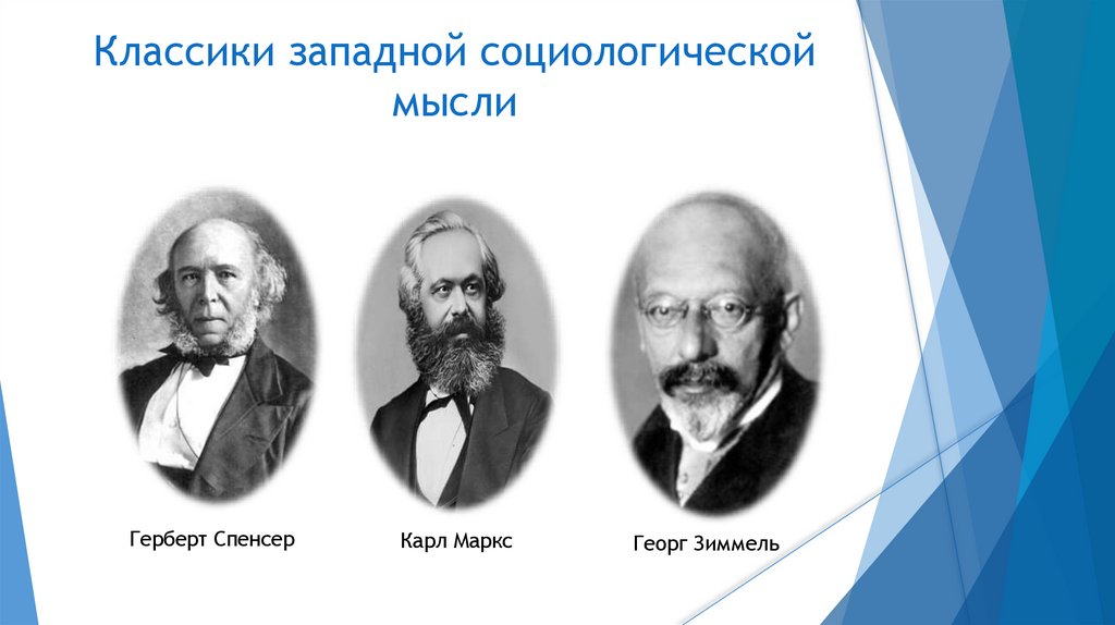 Классики западной социологической мысли