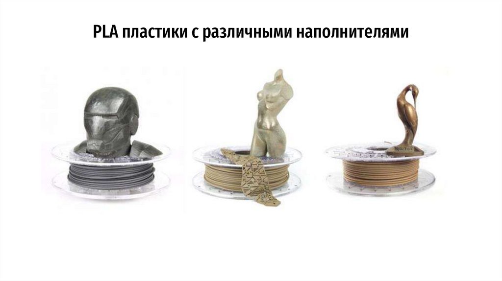 PLA пластики с различными наполнителями