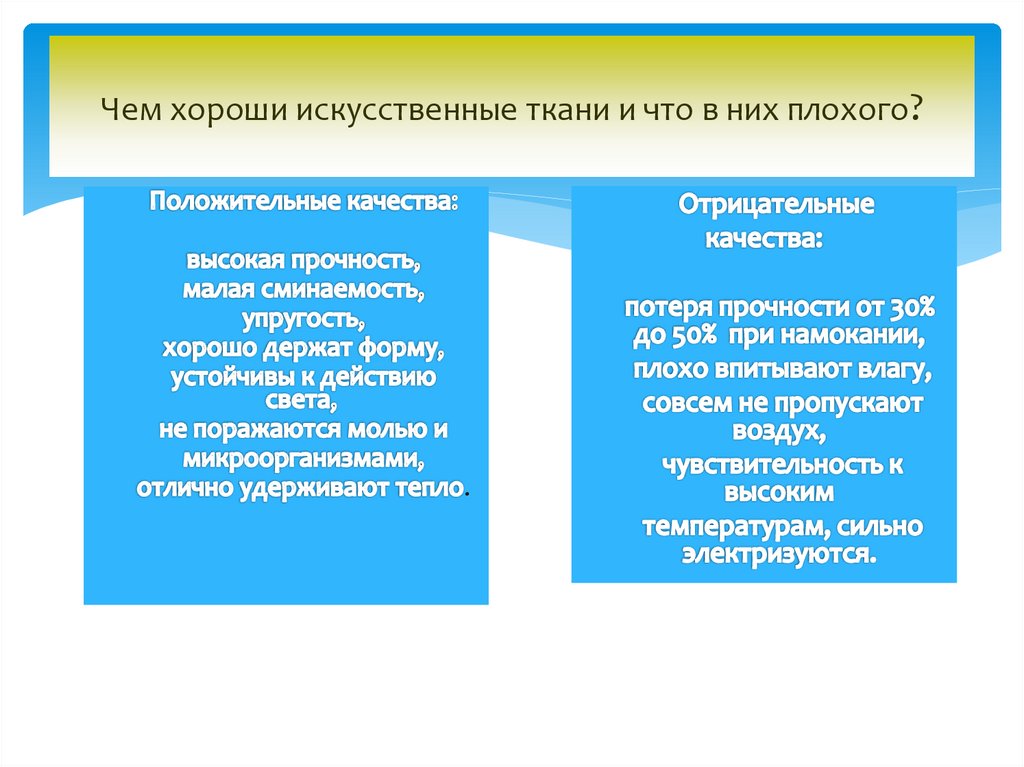 Чем хороши искусственные ткани и что в них плохого?