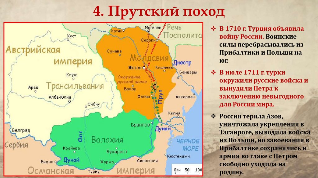 4. Прутский поход