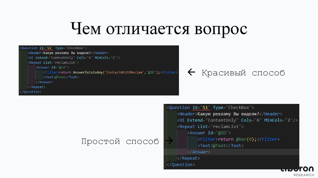 Чем отличается вопрос