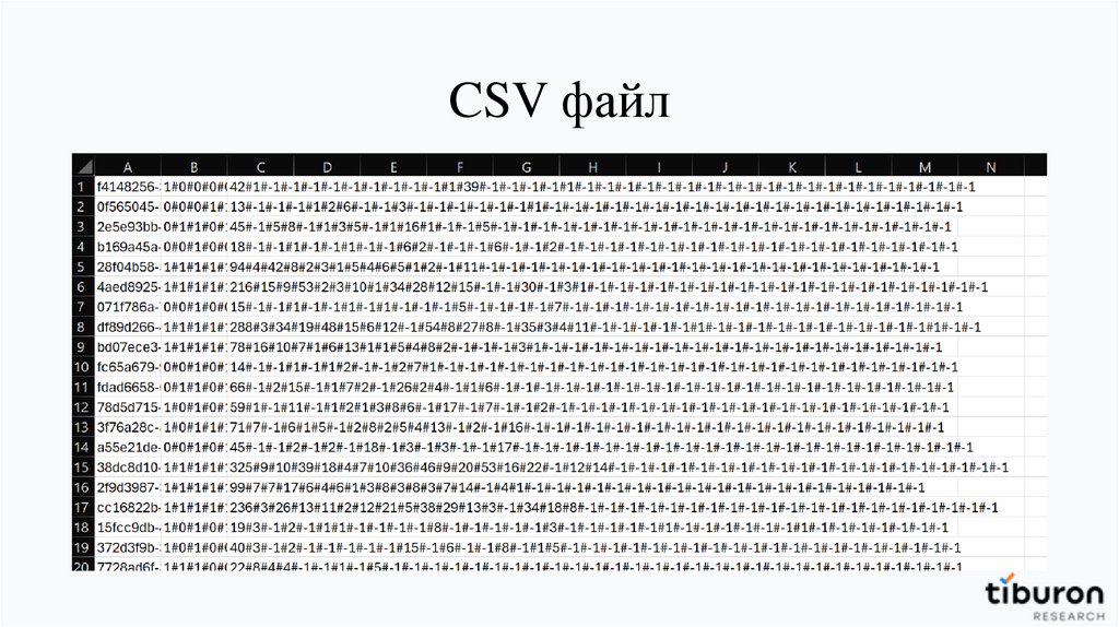 CSV файл