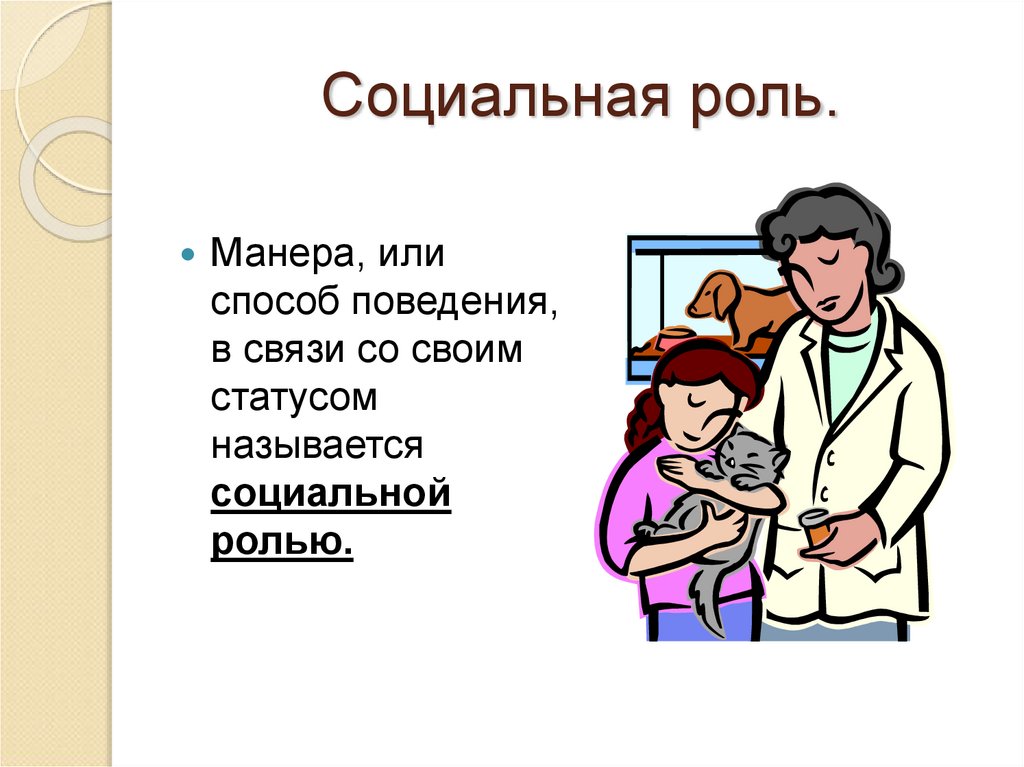 Социальная роль.