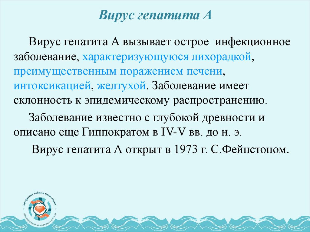 Вирус гепатита А