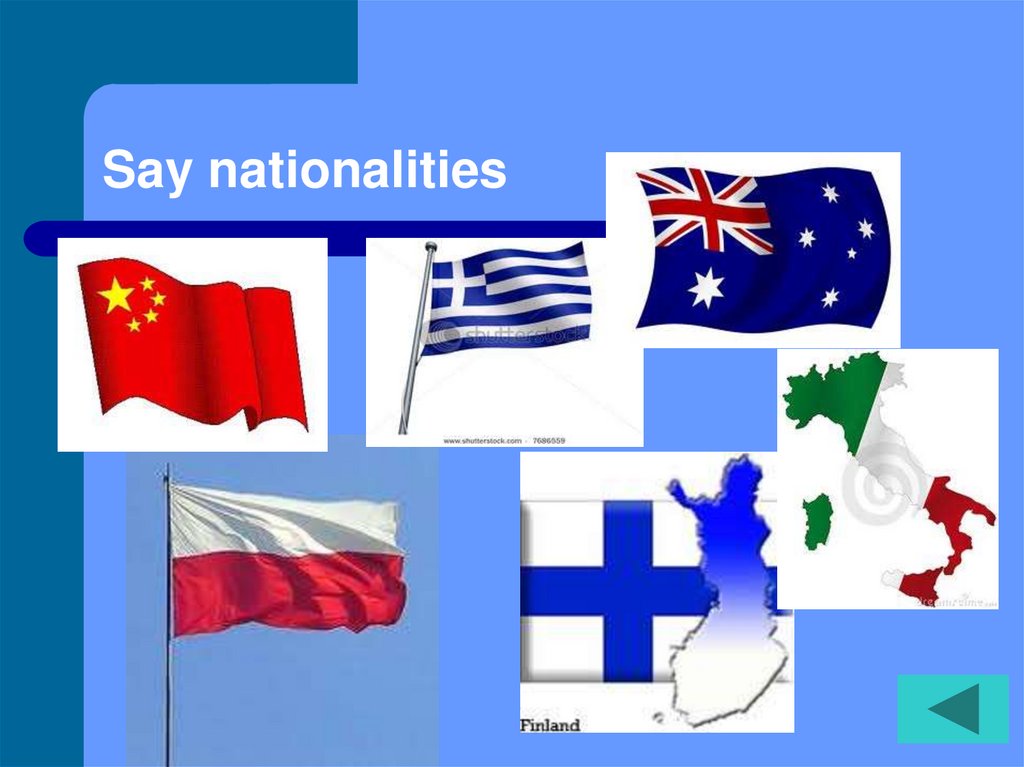 Say nationalities