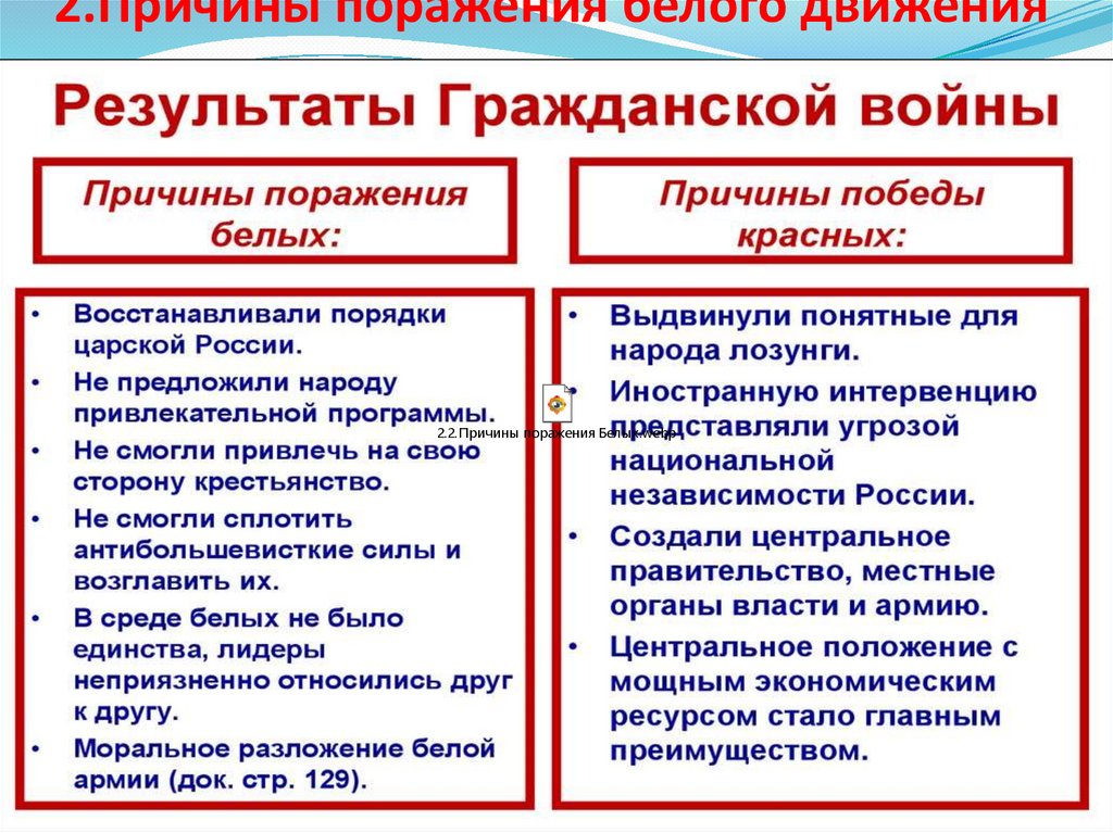 2.Причины поражения белого движения
