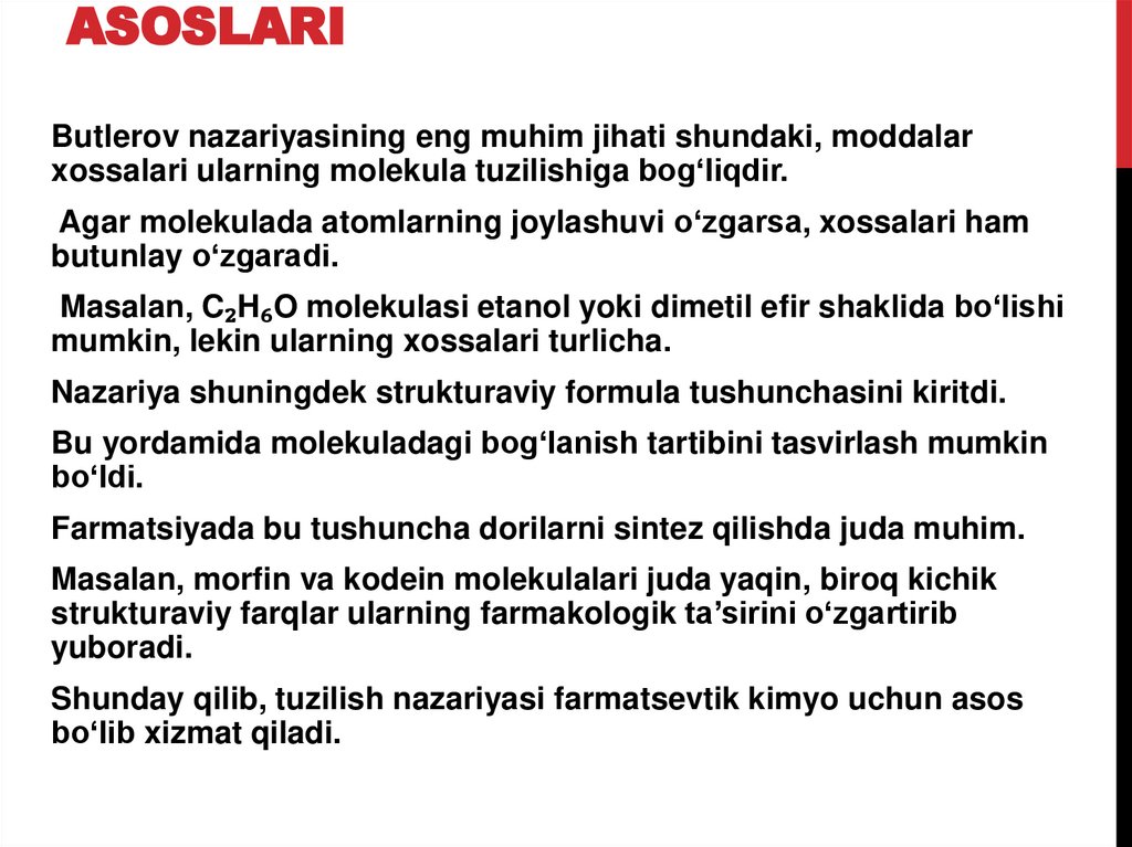 Tuzilish nazariyasining asoslari