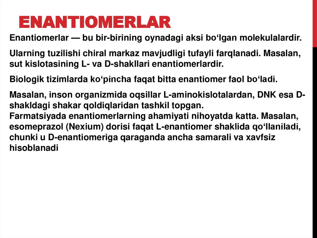 Enantiomerlar