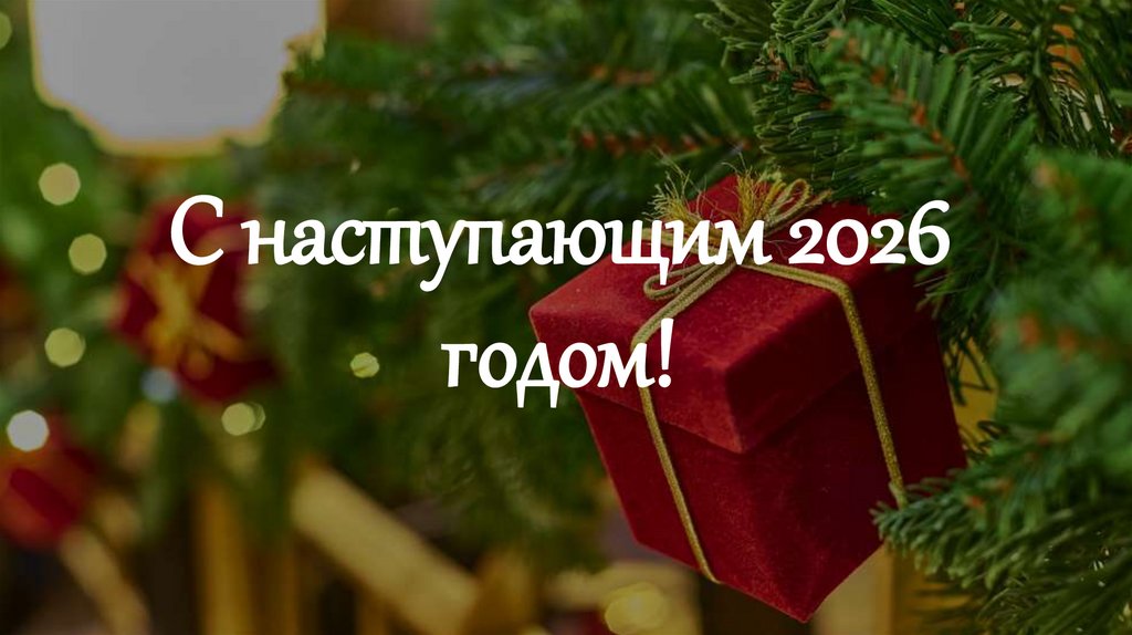 С наступающим 2026 годом!