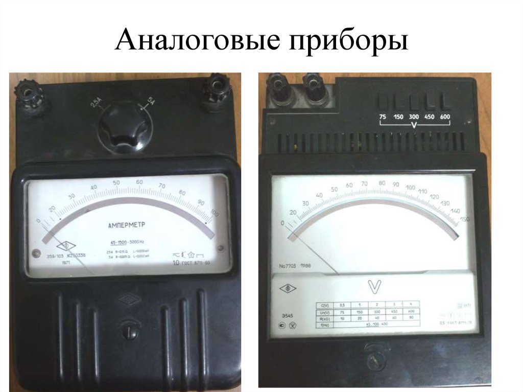 Аналоговые приборы