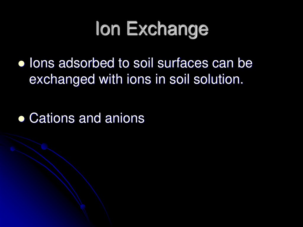 Ion Exchange