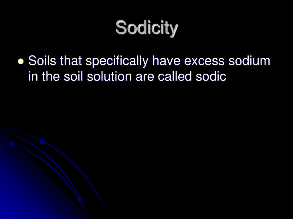 Sodicity