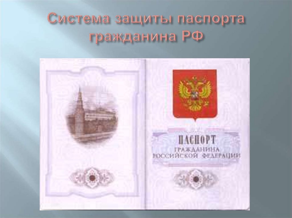 Система защиты паспорта гражданина РФ