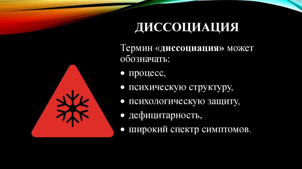 диссоциация