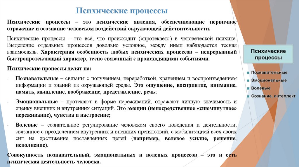 Психические процессы