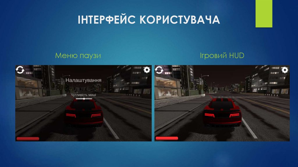 ІНТЕРФЕЙС КОРИСТУВАЧА