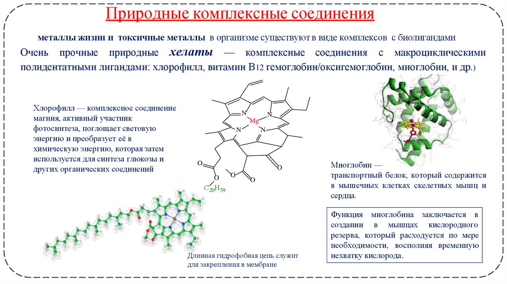 Природные комплексные соединения