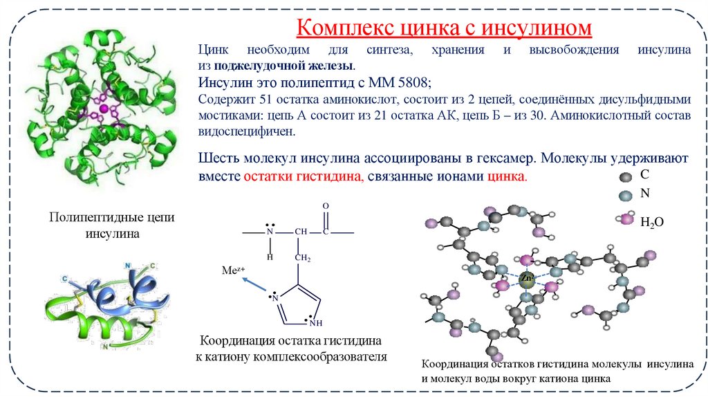 Комплекс цинка с инсулином