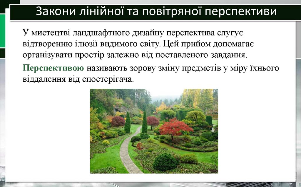 Закони лінійної та повітряної перспективи