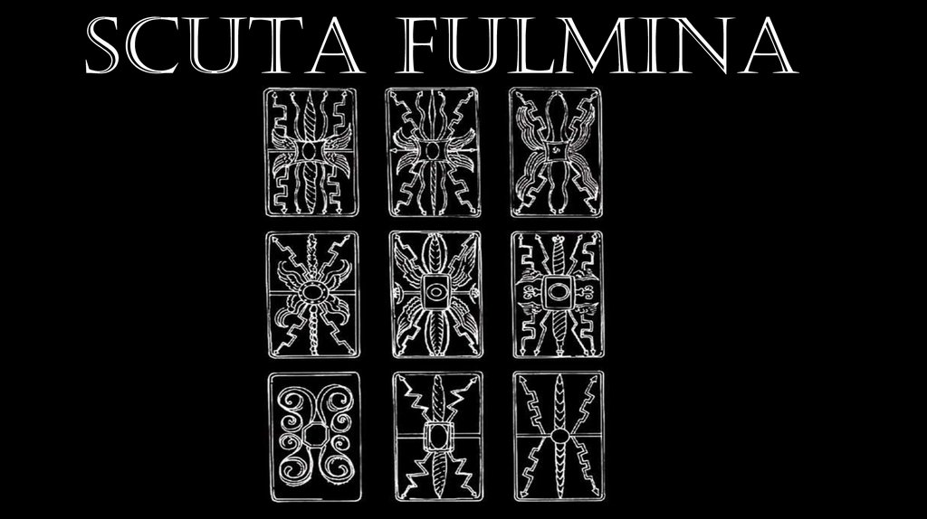 SCUTA FULMINA