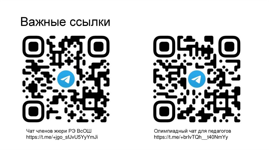 Важные ссылки