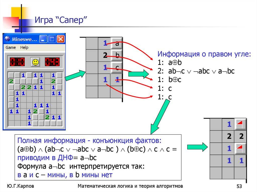 Решение логических задач. Правдивые и лгуны