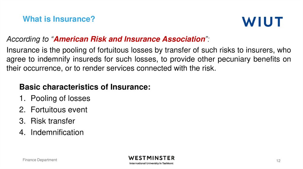 What is Insurance?