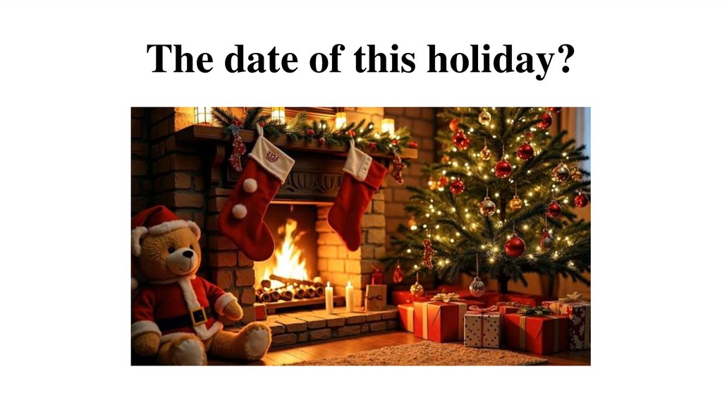 The date of this holiday?