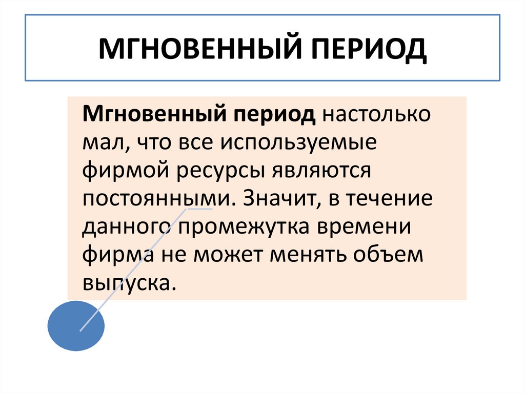 МГНОВЕННЫЙ ПЕРИОД