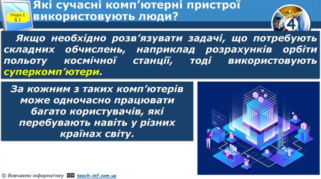 Які сучасні комп’ютерні пристрої використовують люди?
