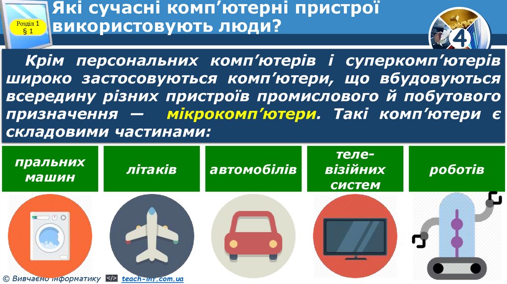 Які сучасні комп’ютерні пристрої використовують люди?