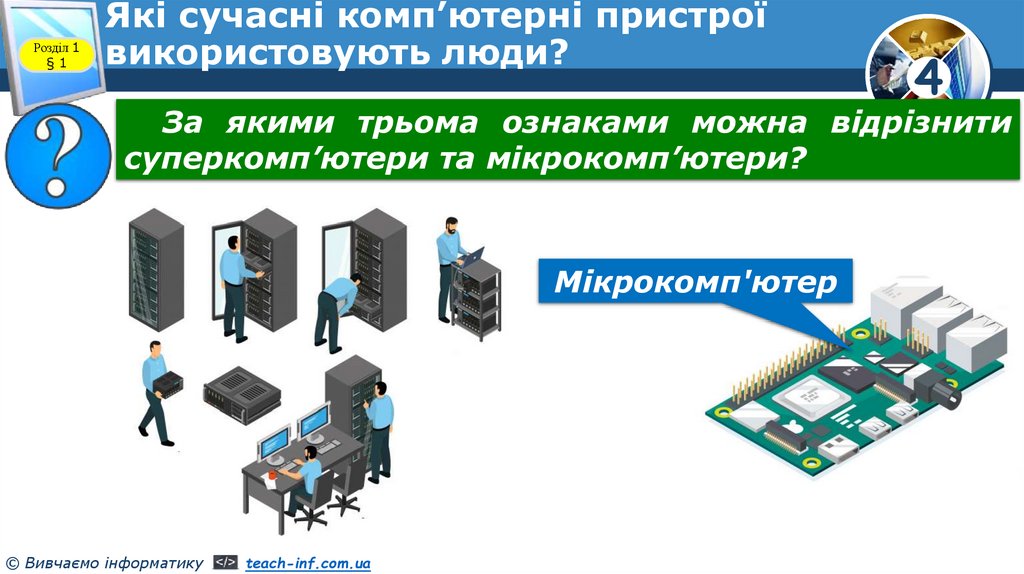Які сучасні комп’ютерні пристрої використовують люди?
