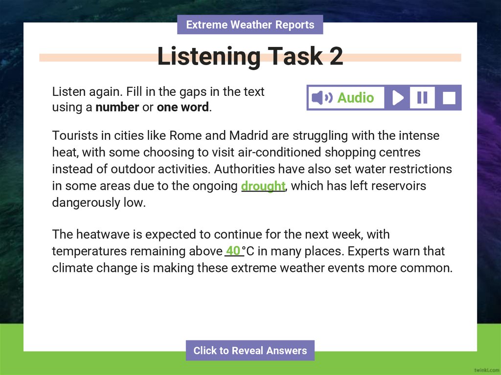 Listening Task 2