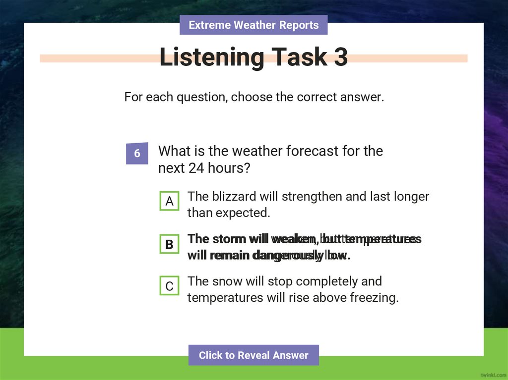 Listening Task 3