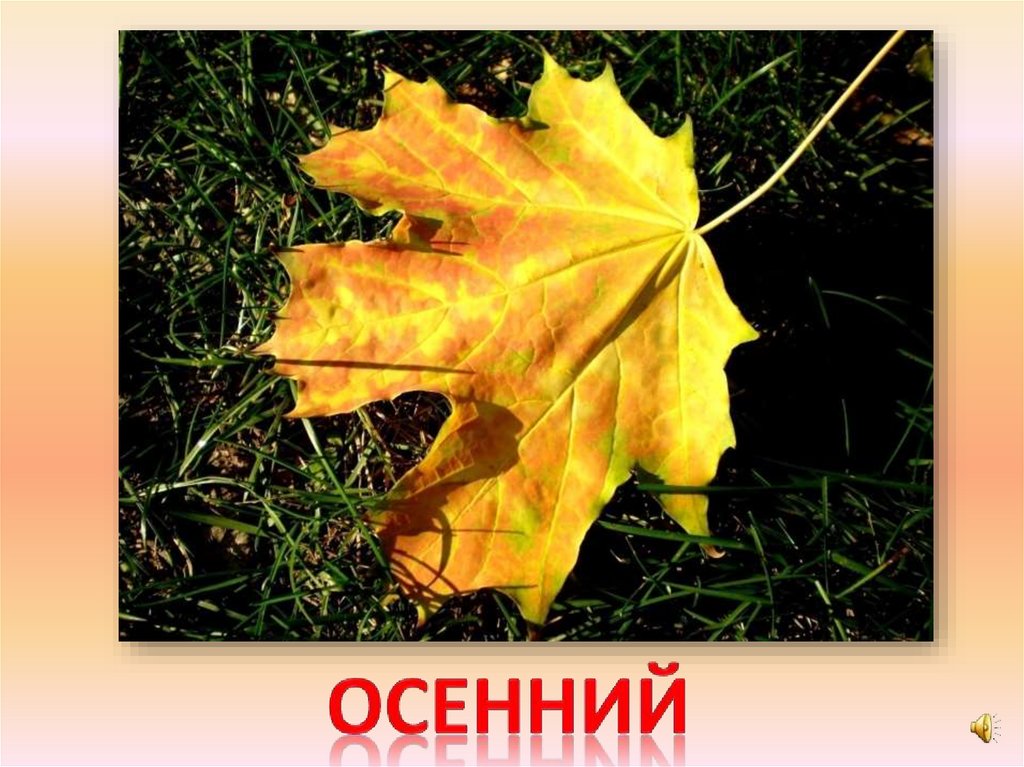 осенний