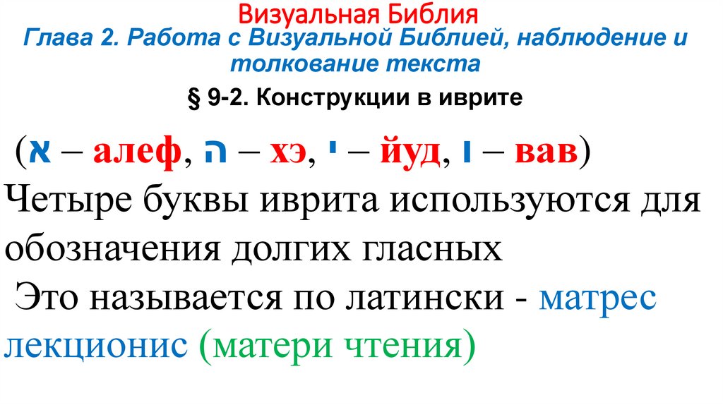 Визуальная Библия