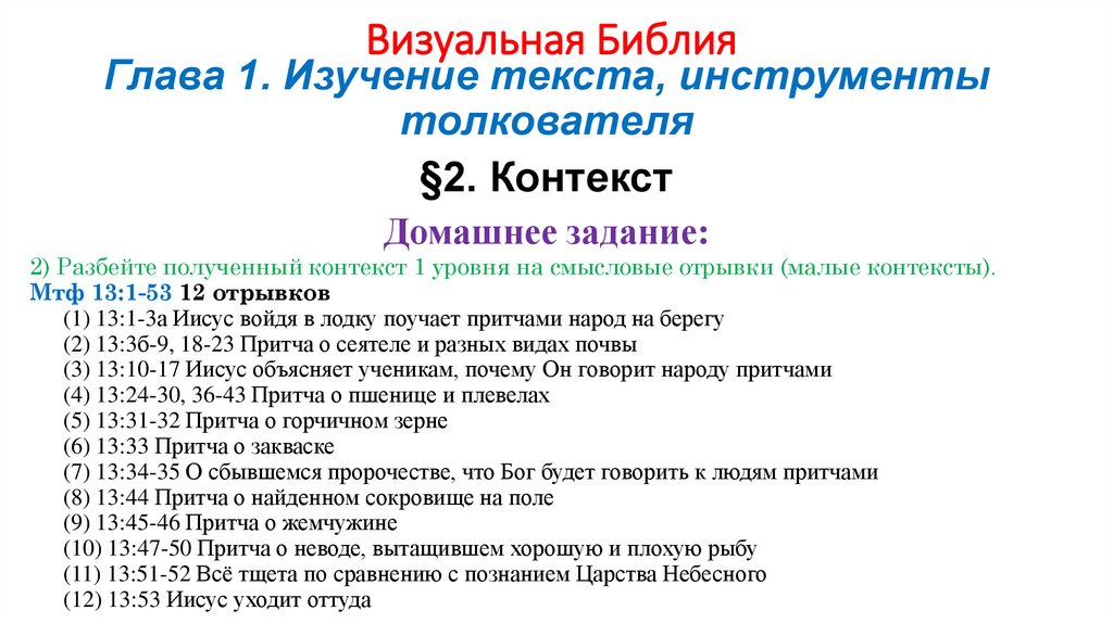 Визуальная Библия