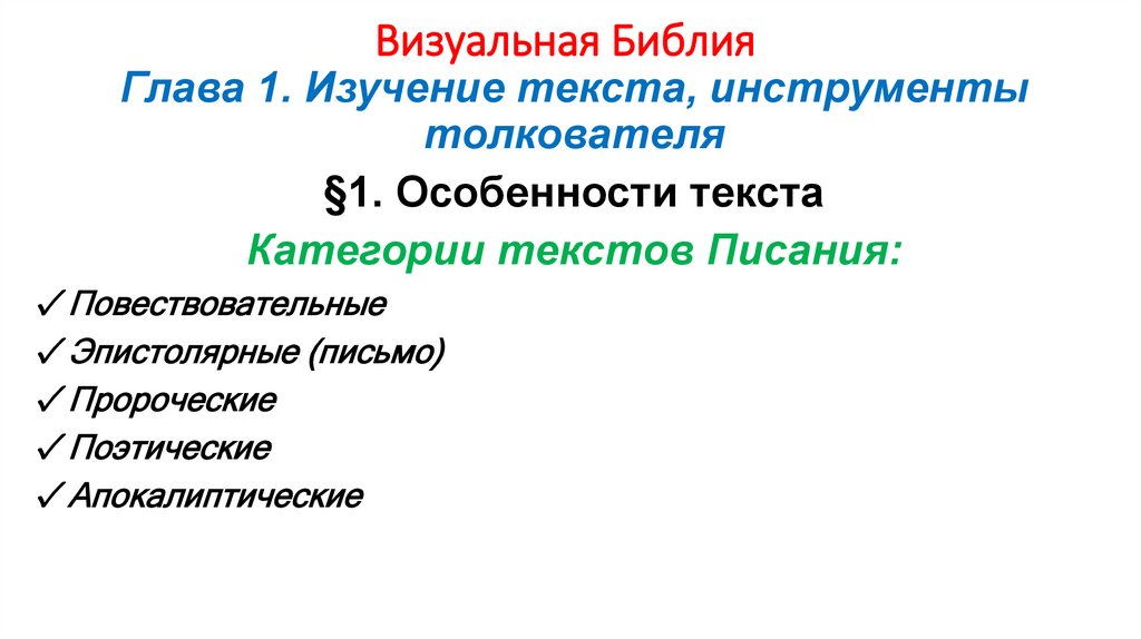 Визуальная Библия