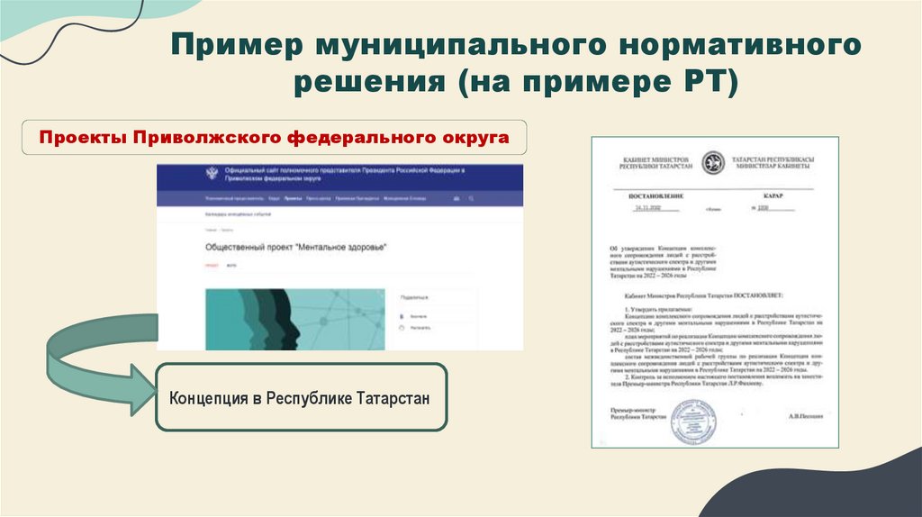 Пример муниципального нормативного решения (на примере РТ)