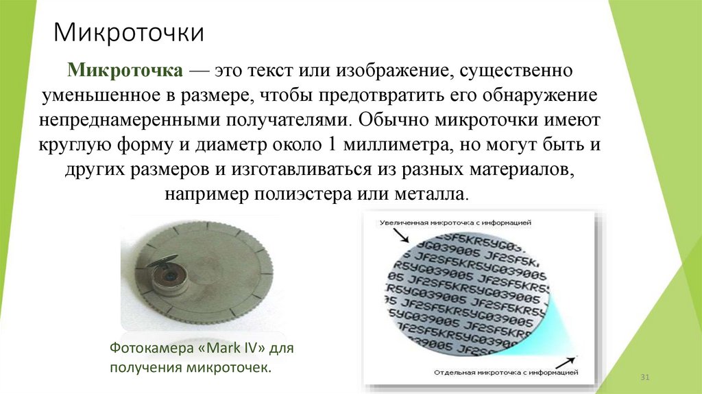 Микроточки