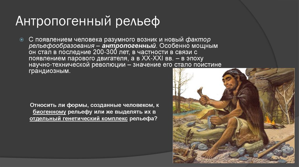 Антропогенный рельеф