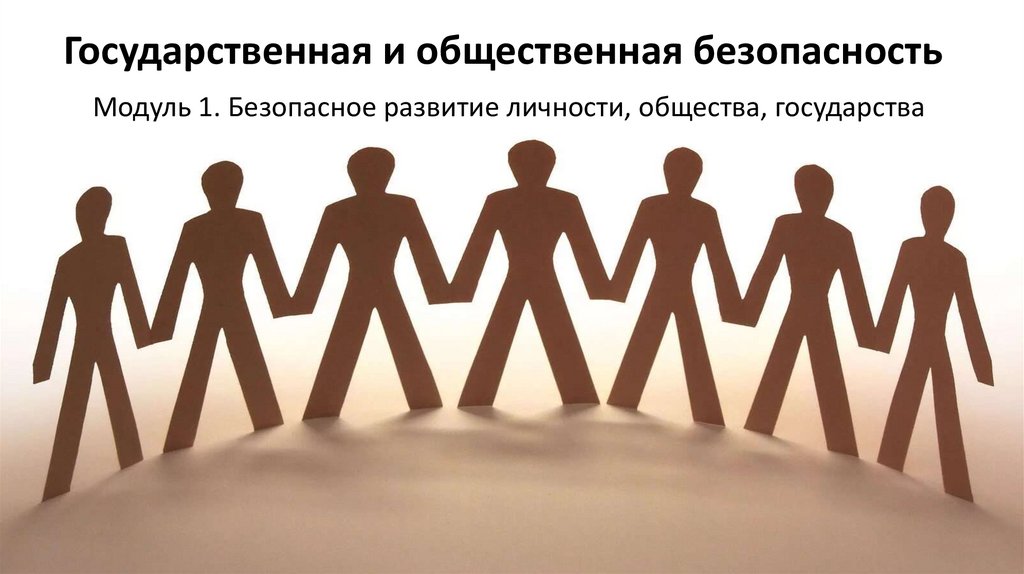 Государственная и общественная безопасность