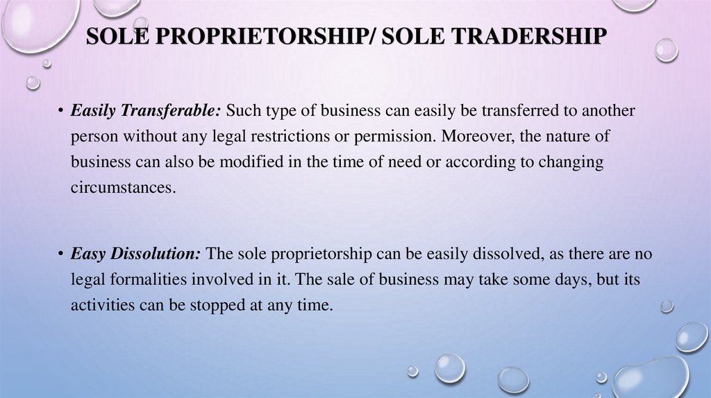 Sole Proprietorship/ Sole Tradership