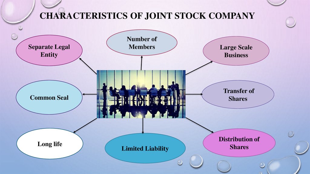 Characteristics of Joint Stock Company