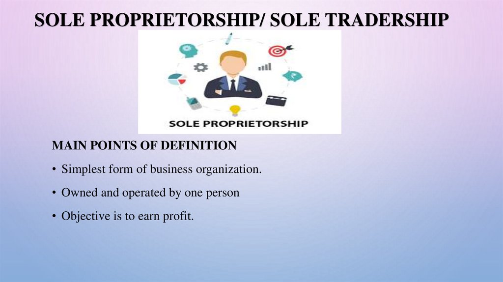 Sole Proprietorship/ Sole Tradership