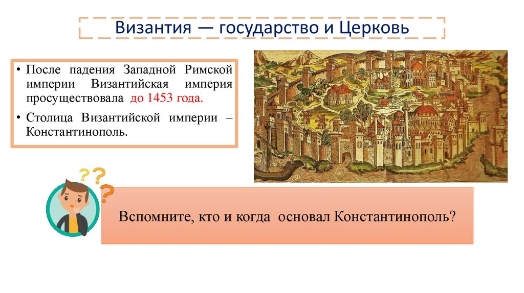 Византия — государство и Церковь